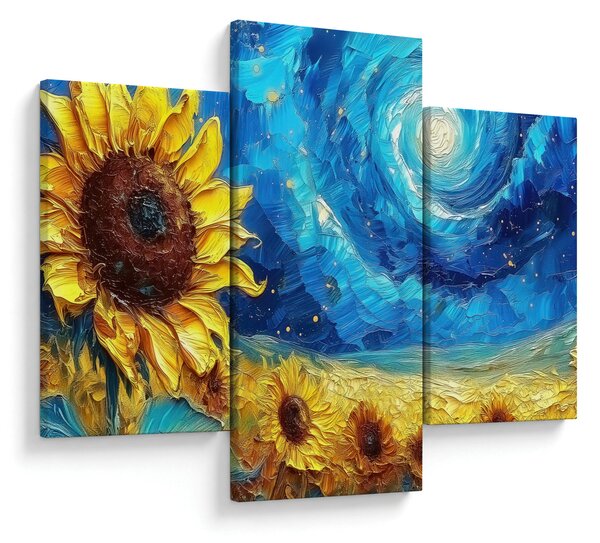 Slika - Slikanje suncokreta (90x60 cm)