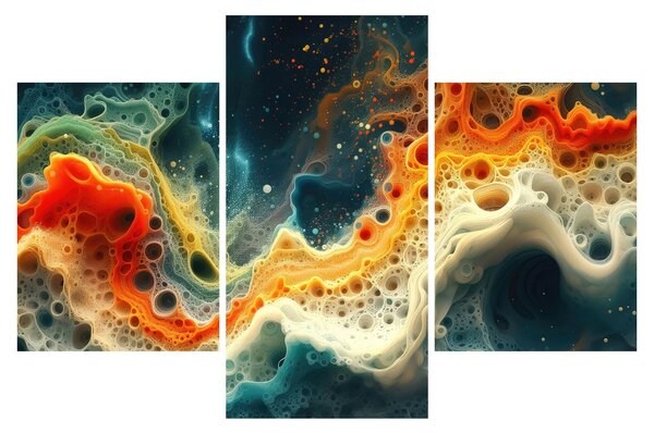 Slika - Moderna apstrakcija (90x60 cm)