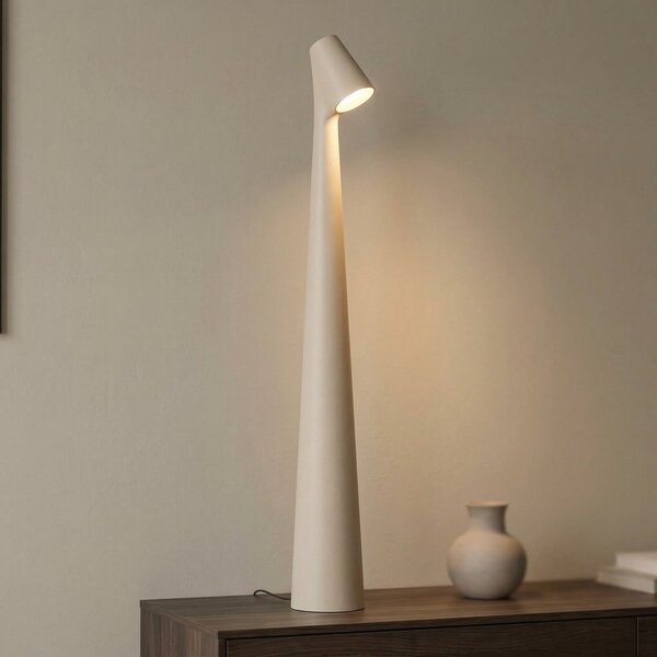 Stolne Lampa Vibia, Africa, prigušiv, Bež, Dnevna soba, Metal, Dizajn