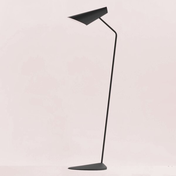 Podne Lampa Vibia, I.Cono, Crno, Dnevna soba, Plastika, Skandinavski