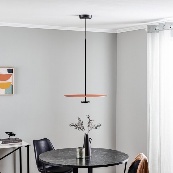 Viseće Svjetiljka Vibia, Flat, prigušiv, Naranča, Dnevna soba, Metal, Moderan