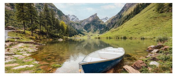 Slika - Seealpsee, jezero u Švicarskoj (120x50 cm)