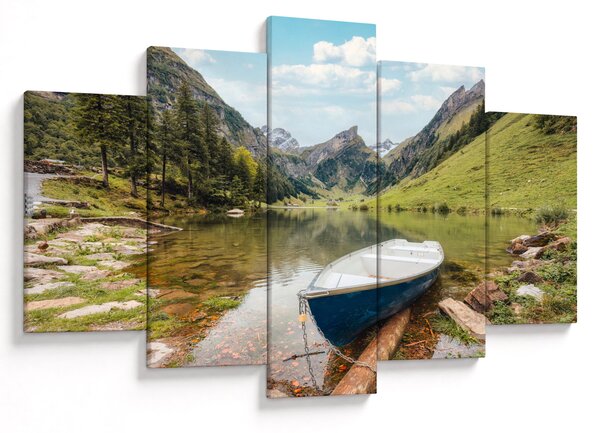 Slika - Seealpsee, jezero u Švicarskoj (150x105 cm)