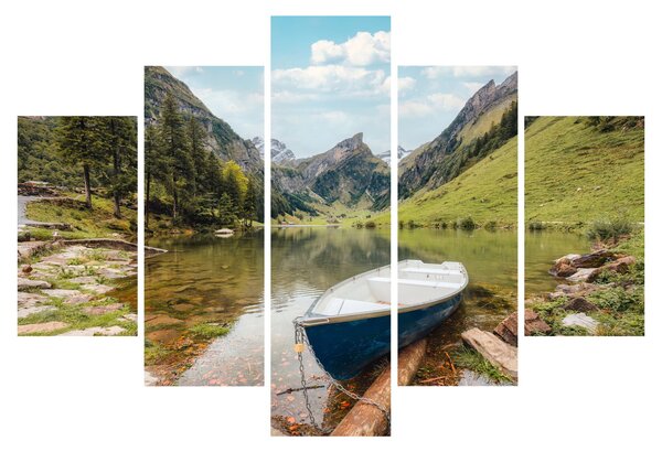 Slika - Seealpsee, jezero u Švicarskoj (150x105 cm)