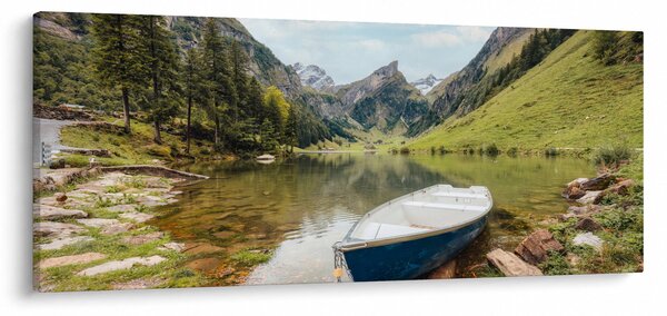 Slika - Seealpsee, jezero u Švicarskoj (120x50 cm)