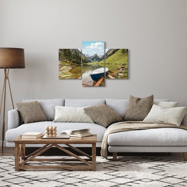 Slika - Seealpsee, jezero u Švicarskoj (90x60 cm)