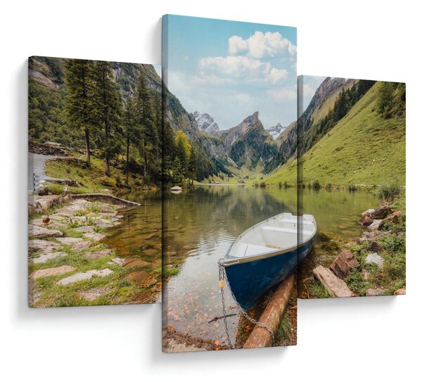 Slika - Seealpsee, jezero u Švicarskoj (90x60 cm)