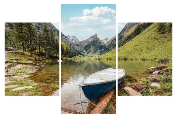 Slika - Seealpsee, jezero u Švicarskoj (90x60 cm)