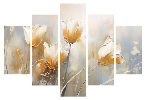 Slika - Slikanje tulipana (150x105 cm)