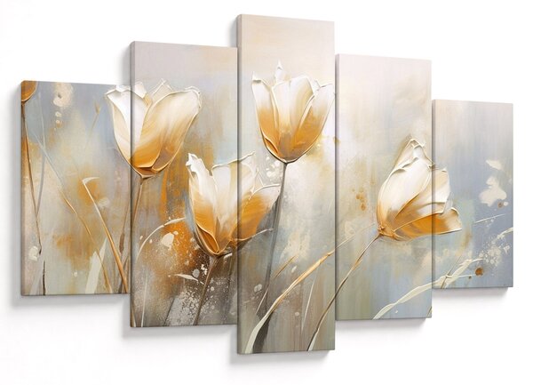 Slika - Slikanje tulipana (150x105 cm)