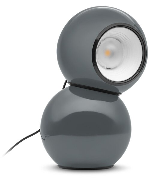 Stolne Lampa Stilnovo, Gravitino, prigušiv, Sivo, Dnevna soba, Metal, Dizajn