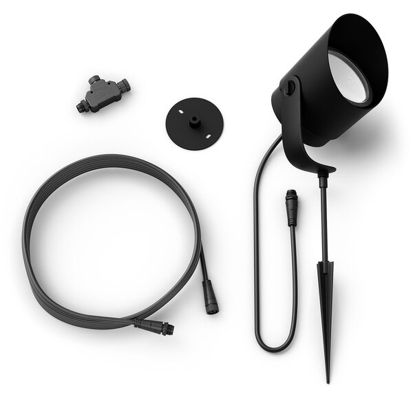 Reflektori Philips Hue, Philips Hue Lily XL, prigušiv, Crno, Metal, Moderan