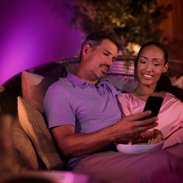 Reflektori Philips Hue, Philips Hue Lily XL, prigušiv, Crno, Metal, Moderan