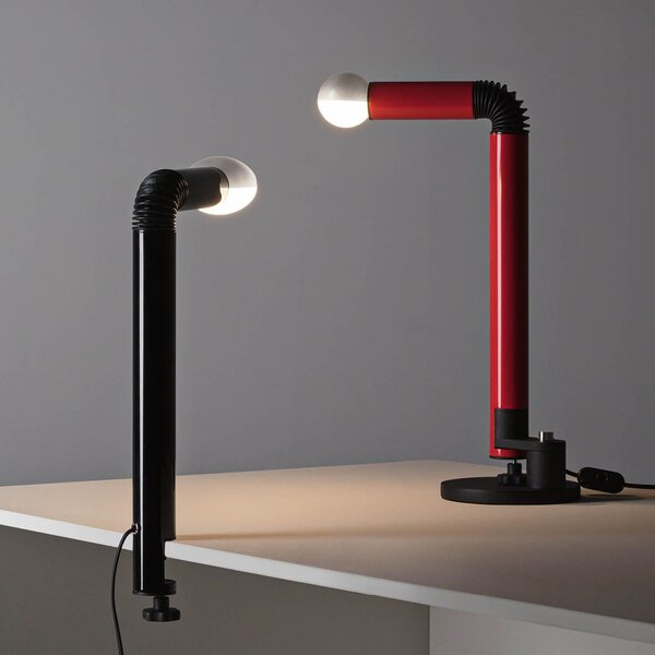 Stolne Lampa Stilnovo, Periscopio, Crvena, Dnevna soba, Metal, Dizajn