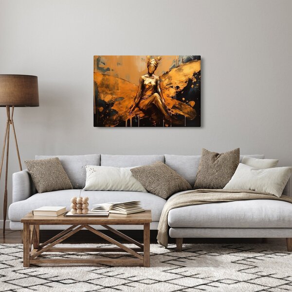 Slika - Apstrakcija vile (90x60 cm)