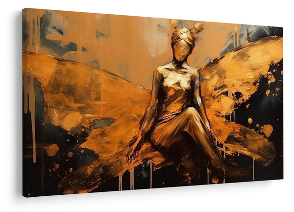 Slika - Apstrakcija vile (90x60 cm)