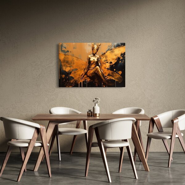Slika - Apstrakcija vile (90x60 cm)