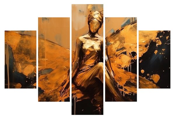Slika - Apstrakcija vile (150x105 cm)
