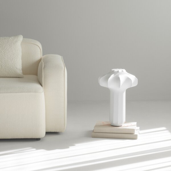 Stolne Lampa Normann Copenhagen, Phantom, prigušiv, Bijela, Dnevna soba, Plastika, Moderan