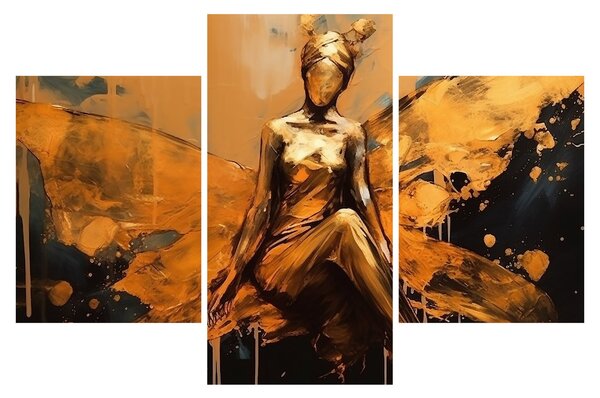 Slika - Apstrakcija vile (90x60 cm)