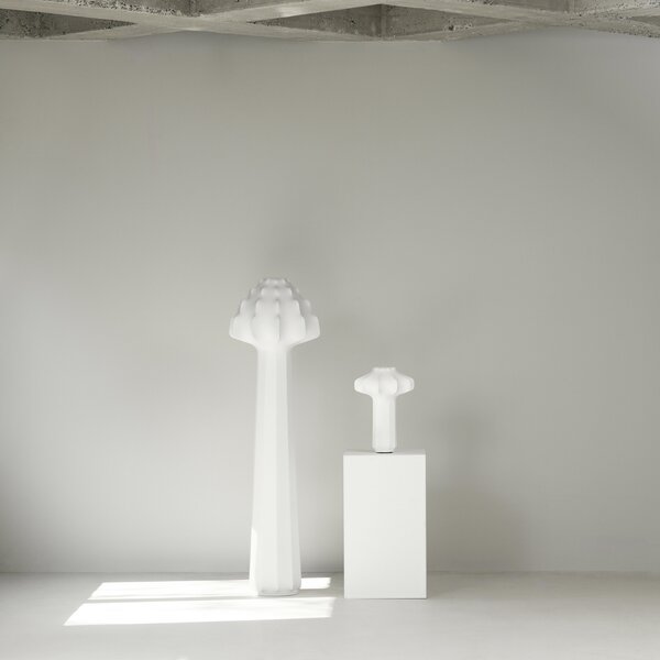 Stolne Lampa Normann Copenhagen, Phantom, prigušiv, Bijela, Dnevna soba, Plastika, Moderan