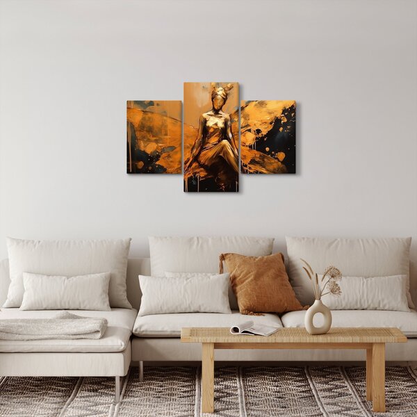 Slika - Apstrakcija vile (90x60 cm)