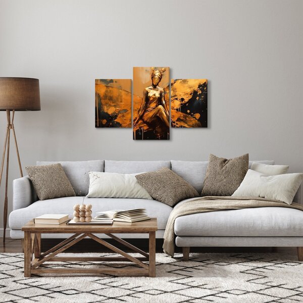 Slika - Apstrakcija vile (90x60 cm)