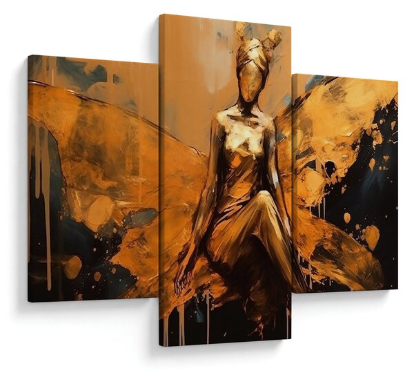 Slika - Apstrakcija vile (90x60 cm)