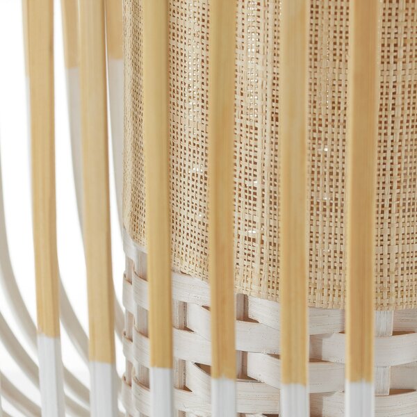 Stolne Lampa Forestier, Bamboo Light M, Bijela, Dnevna soba, Bambus, Dizajn