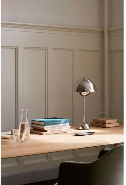 Stolne Lampa &Tradition, Flowerpot VP3, Metalik, Dnevna soba, Metal, Dizajn