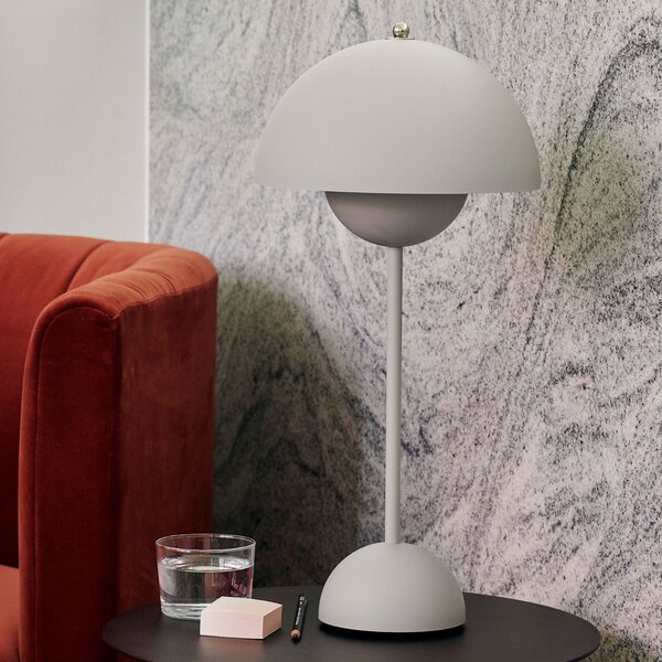 Stolne Lampa &Tradition, Flowerpot VP3, Sivo, Dnevna soba, Metal, Dizajn