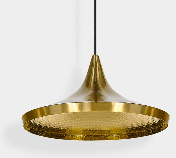 Viseće Svjetiljka Tom Dixon, Beat, prigušiv, Zlato / mjed, Dnevna soba, Mjed, Dizajn