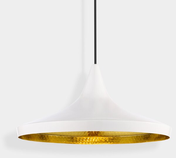 Viseće Svjetiljka Tom Dixon, Beat, prigušiv, Bijela, Dnevna soba, Mjed, Dizajn