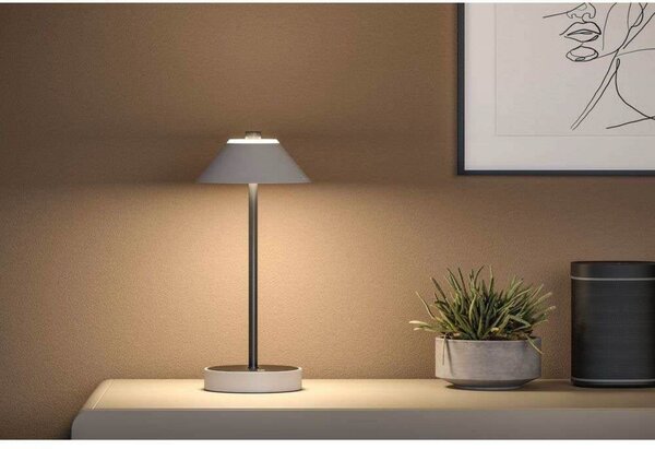 Stolne Lampa Paulmann, prigušiv, Crno, Dnevna soba, Metal, Moderan