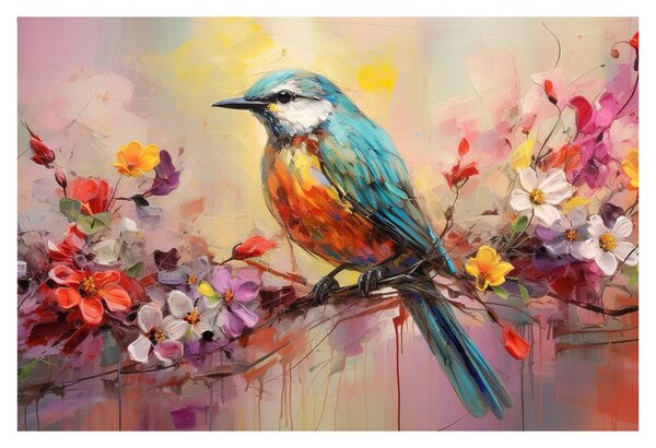 Slika - Slikanje ptice (90x60 cm)