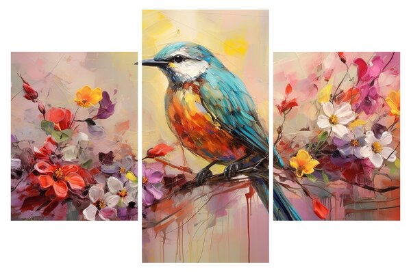 Slika - Slikanje ptice (90x60 cm)