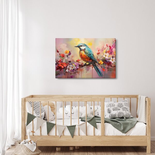Slika - Slikanje ptice (90x60 cm)