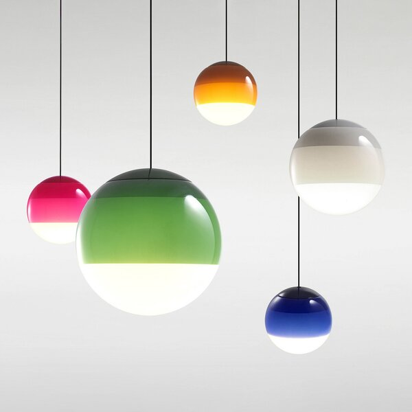 Viseće Svjetiljka MARSET, Dipping Light, prigušiv, Naranča, Dnevna soba, Staklo, Dizajn