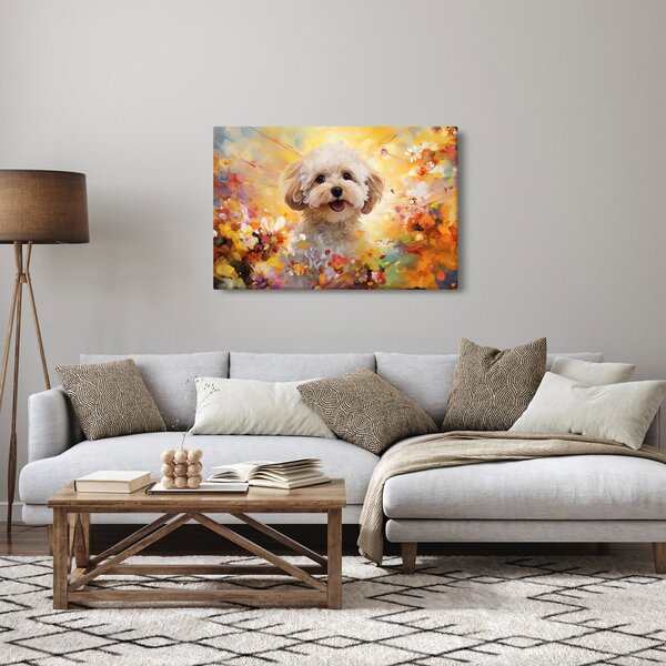 Slika - Sretan pas (90x60 cm)