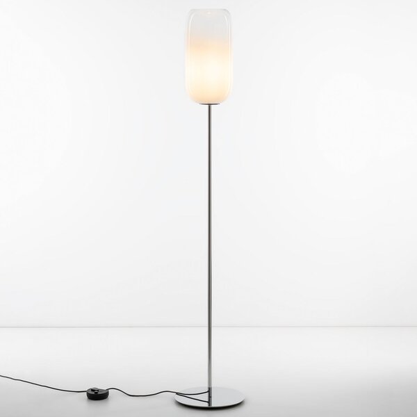 Podne Lampa Artemide, Gople, prigušiv, Bijela, Dnevna soba, Staklo, Dizajn
