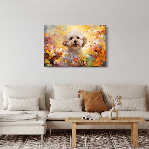 Slika - Sretan pas (90x60 cm)