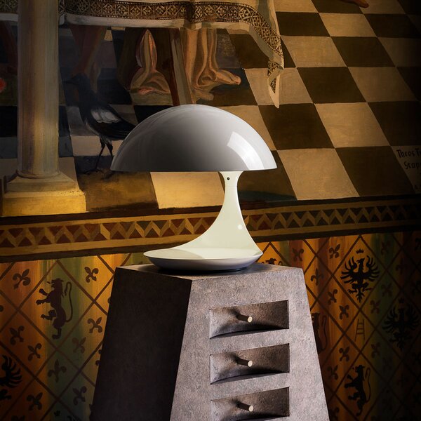 Stolne Lampa Martinelli Luce, Cobra, Bijela, Dnevna soba, Plastika, Dizajn