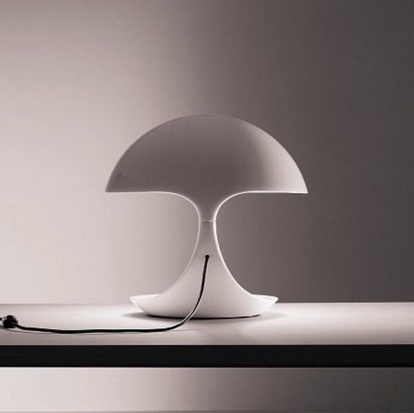 Stolne Lampa Martinelli Luce, Cobra, Bijela, Dnevna soba, Plastika, Dizajn