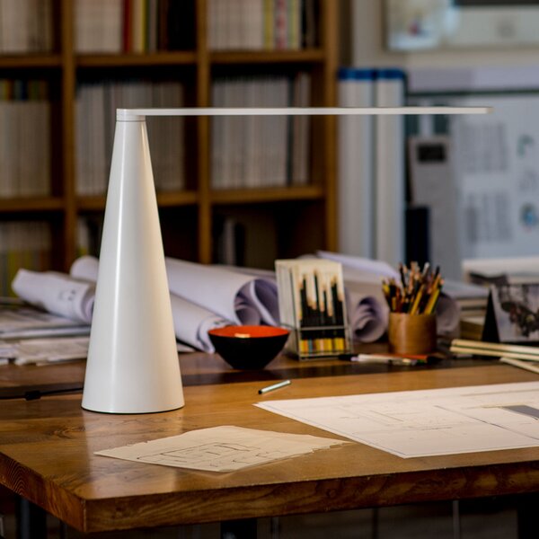 Stolne Lampa Martinelli Luce, Elica, Bijela, Dnevna soba, Metal, Moderan