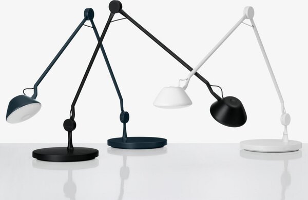 Stolne Lampa FRITZ HANSEN, prigušiv, Bijela, Dnevna soba, Aluminij