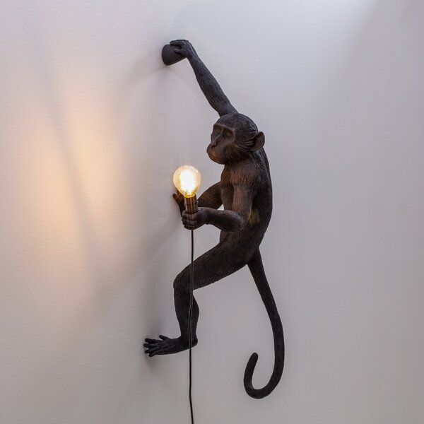 Vanjske Svjetiljka SELETTI, Monkey Lamp, Crno, Plastika, Dizajn