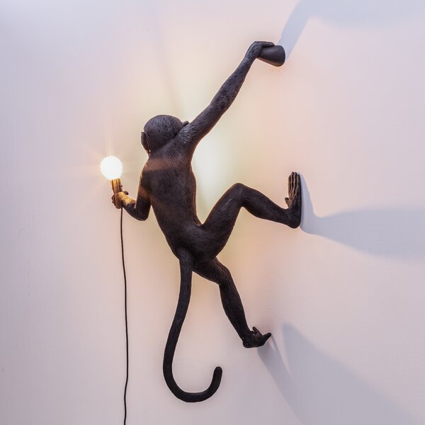 Vanjske Svjetiljka SELETTI, Monkey Lamp, Crno, Plastika, Dizajn