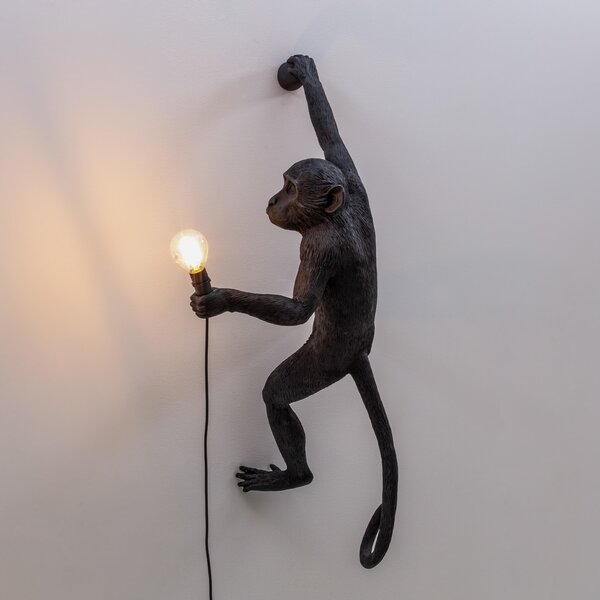 Vanjske Svjetiljka SELETTI, Monkey Lamp, Crno, Plastika, Dizajn