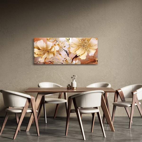 Slika - Zlatno cvijeće (120x50 cm)
