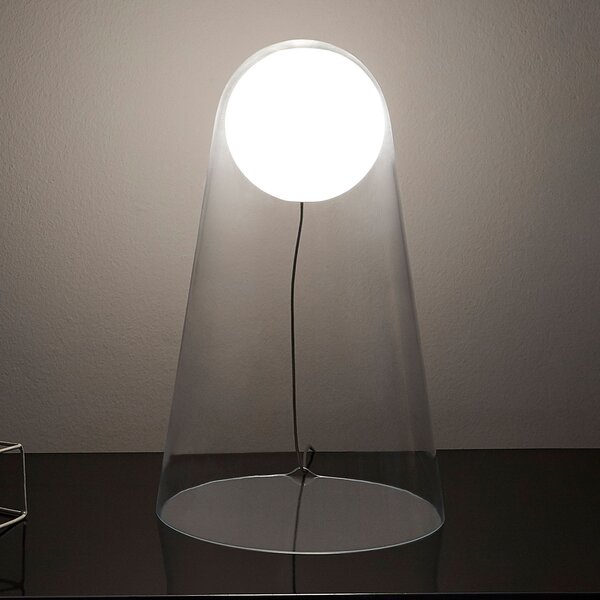 Stolne Lampa Foscarini, Satellight, prigušiv, Providna, Dnevna soba, Staklo, Dizajn